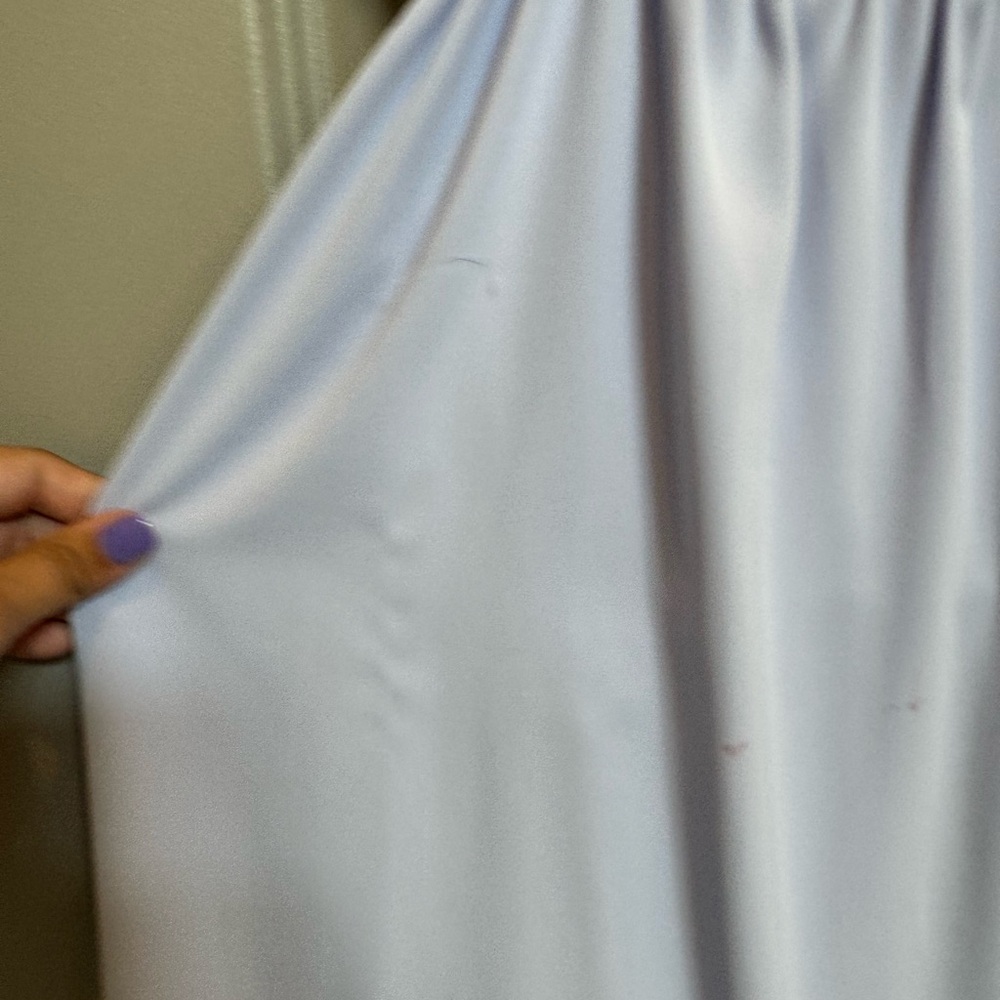 Light Blue Ruffle Dress - Picture 3 of 4